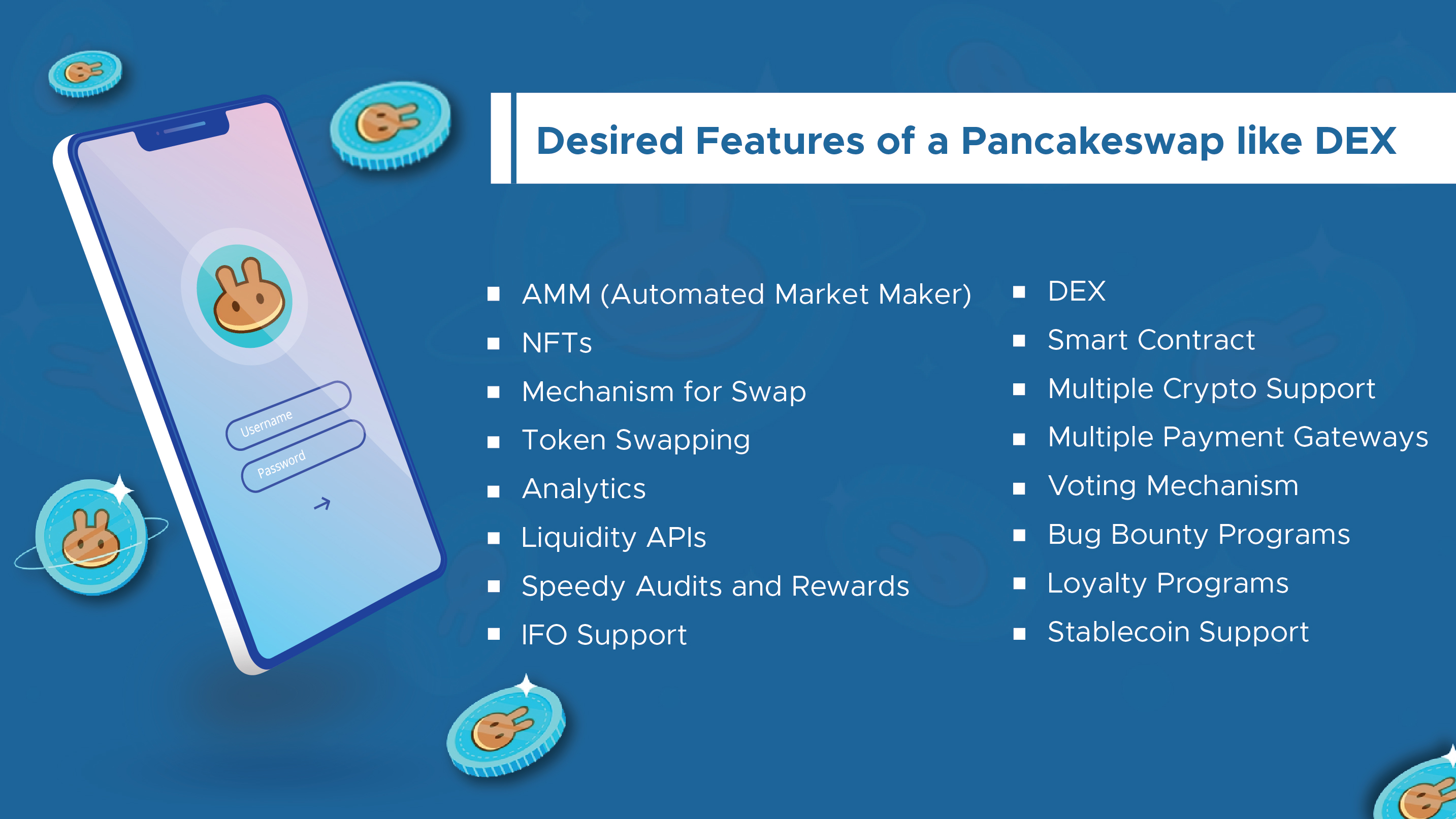 Pancakeswap like DEX